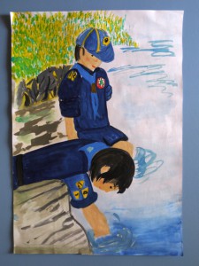 西尾第12団CS黒部琴子「魚はどこ?」