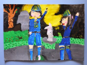 岡崎第5団CS高木悠衣「春のしゃえいの夜間ハイク」